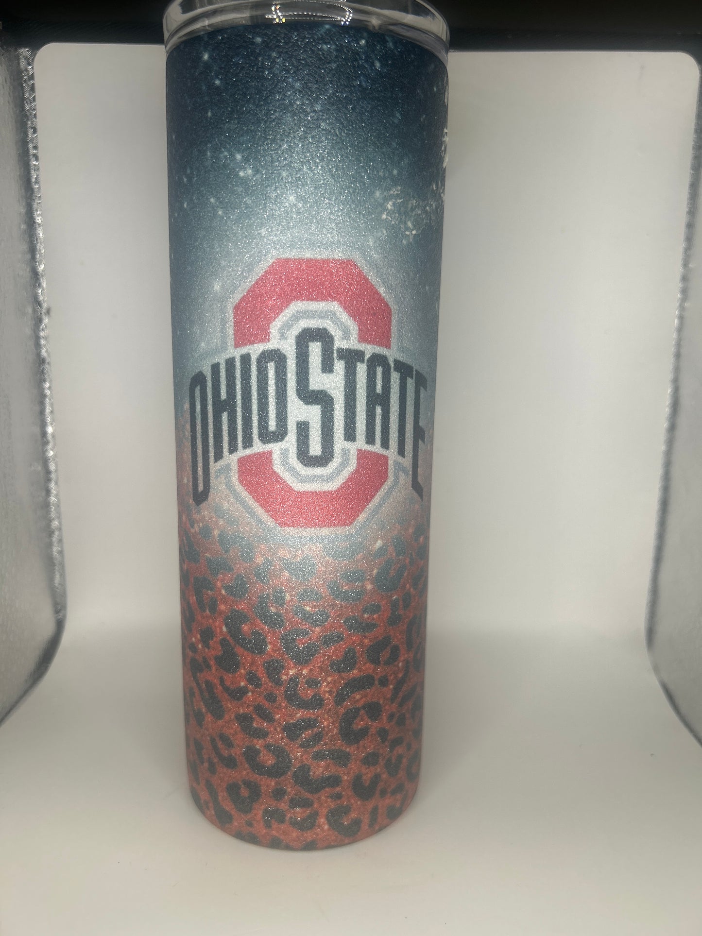 Glitter OH State Tumbler