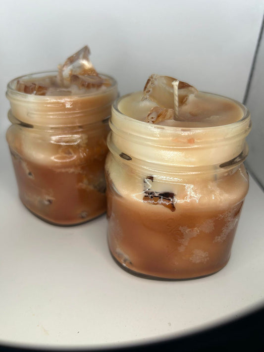 Mason Jar Iced Coffee Candle