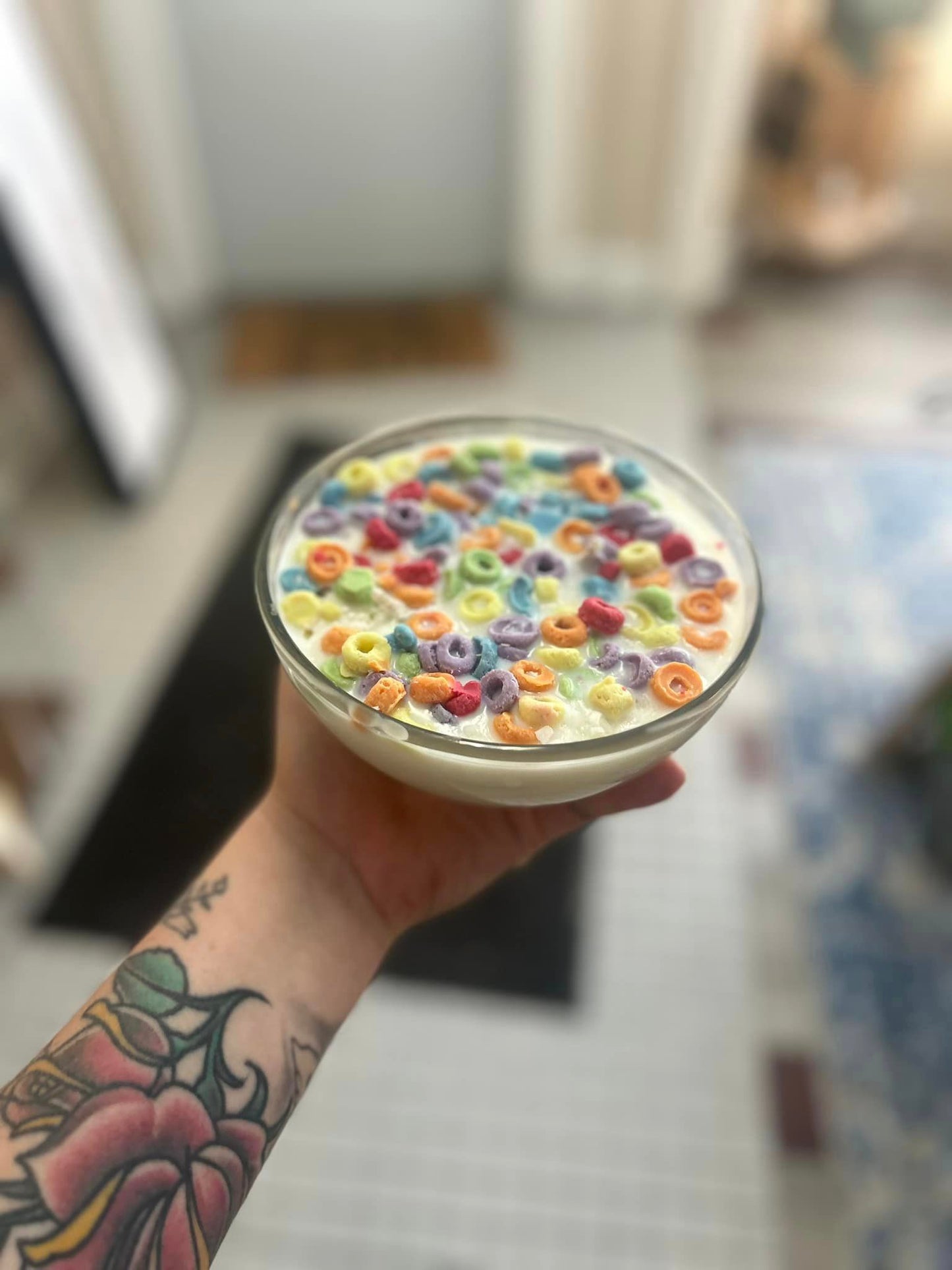 Fruit Loop Bowl Candle