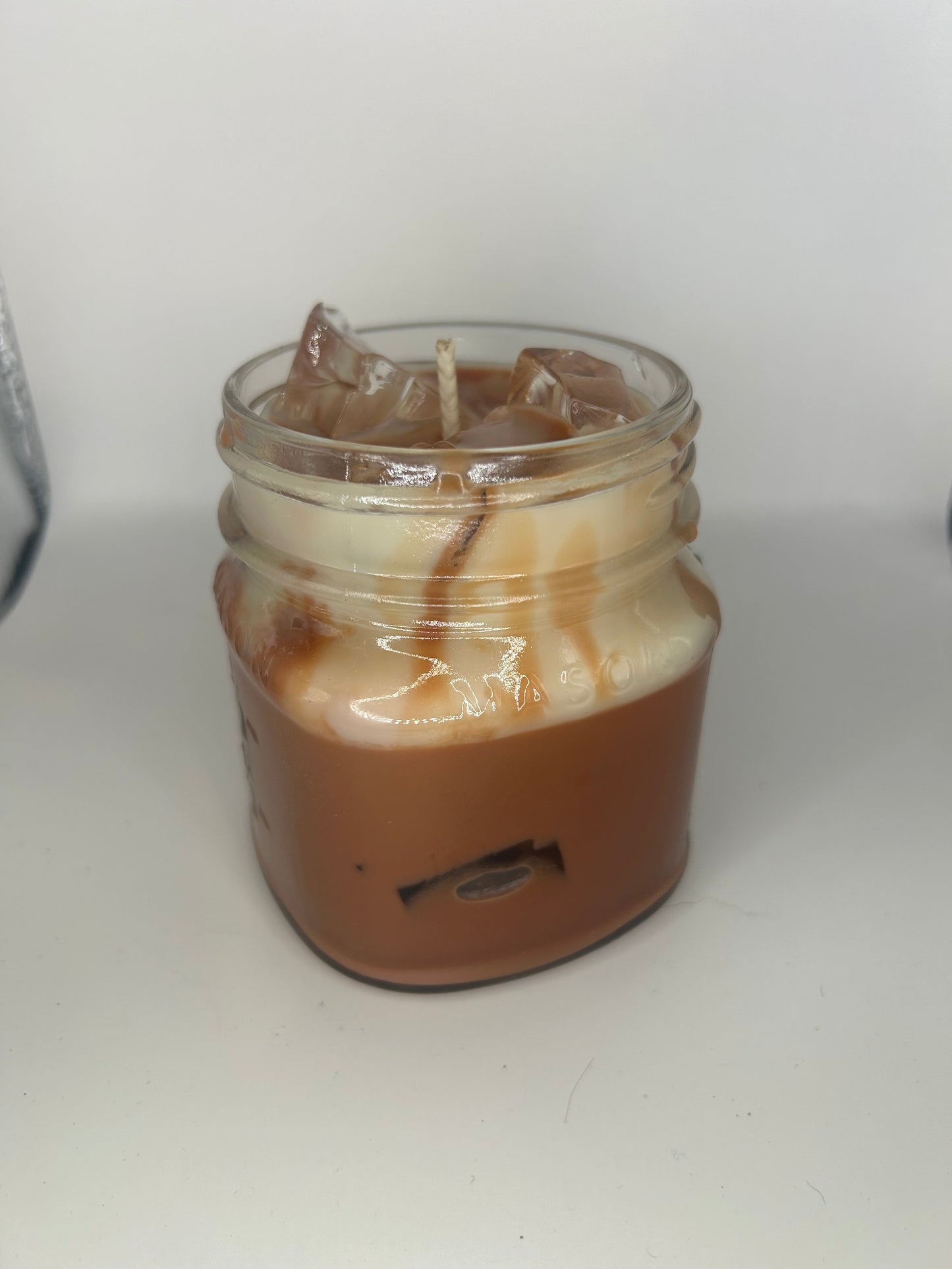 Mason Jar Iced Coffee Candle