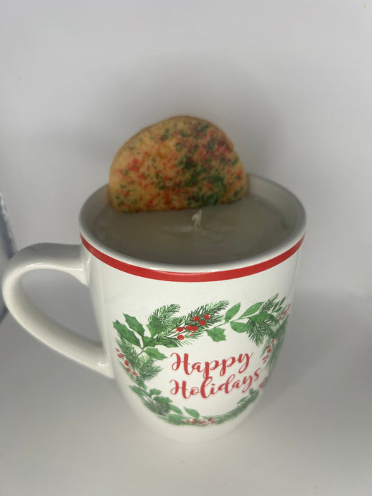 Christmas Cookie Mug Candle